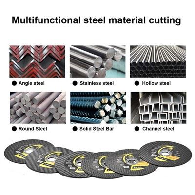 DELUN 105mm 4 Inch Hardware Tools Metal Cutting Disc Depressed Flat Aluminum Oxide Abrasive Wheel